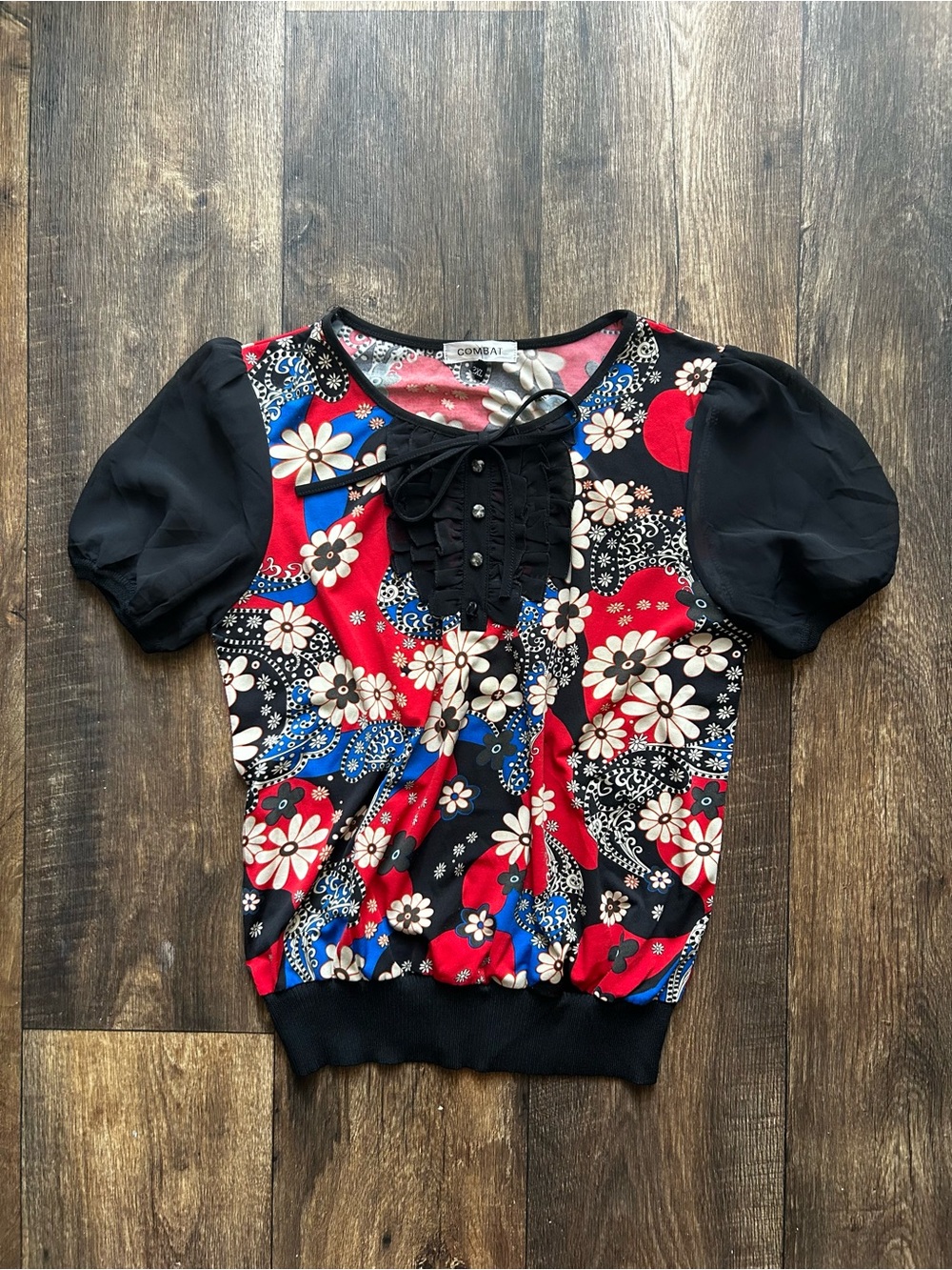 Mod Twee Floral Blouse